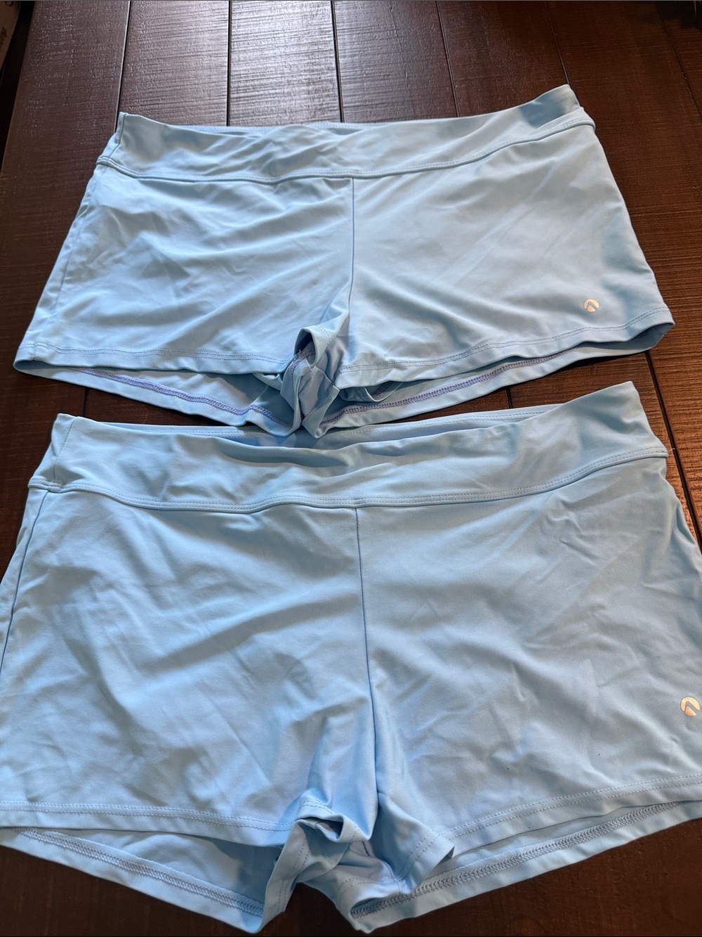 next Light Blue Women’s Athletic swim Shorts - 2 Pair